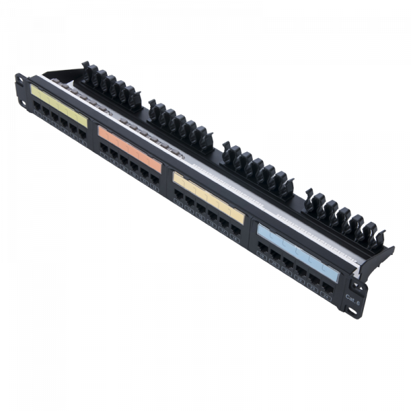 UTP Category 6 1U 24Port Ethernet Patch Panel